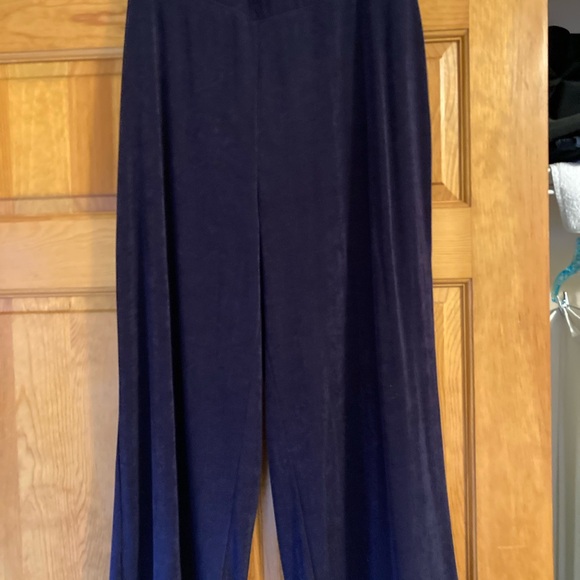 Chico's Navy and White top with navy Chicos Travelers pants - Picture 7 of 9